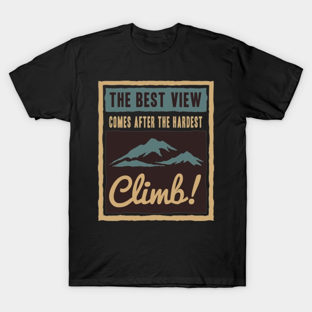 Climb T-Shirt by Dojaja